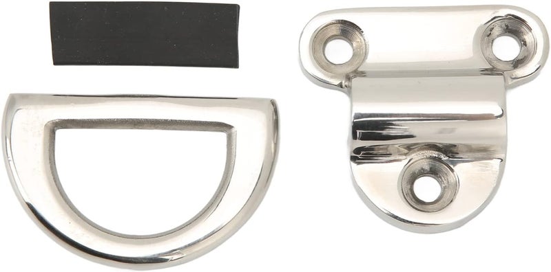 woobles Folding Pad Eye, 60x58mm Dring, Stable Mooring for Trailer, Truck, Boat, Yacht - Image 4